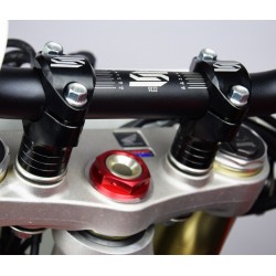 Pontets de guidon SCAR 28.6mm +35 à 45mm HONDA FANTIC YAMAHA