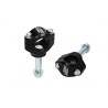 Pontets de guidon SCAR Ø28.6mm pour té de fourche origine moto KAWASAKI KX250F KX450F 1