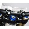 Pontets de guidon SCAR Ø28.6mm pour té de fourche origine moto KAWASAKI KX250F KX450F 2