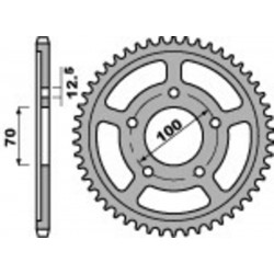 Couronne PBR acier standard 4646 - 525