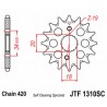 Pignon JT SPROCKETS acier anti-boue 1310 - 420 2
