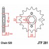 Pignon JT SPROCKETS acier standard 281 - 520 2
