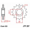 Pignon JT SPROCKETS acier standard 297 - 520 2