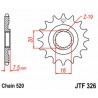 Pignon JT SPROCKETS acier standard 326 - 520 2