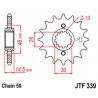 Pignon JT SPROCKETS acier standard 339 - 530 2