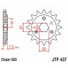 Pignon JT SPROCKETS acier standard 437 - 520 2