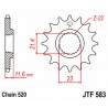 Pignon JT SPROCKETS acier standard 583 - 520 2