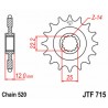 Pignon JT SPROCKETS acier standard 715 - 520 2