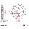 Pignon JT SPROCKETS acier standard 718 - 520 2