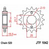 Pignon JT SPROCKETS acier standard 1042 - 520 2