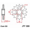 Pignon JT SPROCKETS acier standard 1269 - 520 0