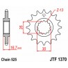 Pignon JT SPROCKETS acier standard 1370 - 525 2