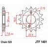 Pignon JT SPROCKETS acier standard 1401 - 520 2