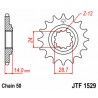 Pignon JT SPROCKETS acier standard 1529 - 525 2
