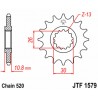 Pignon JT SPROCKETS acier standard 1579 - 520 2