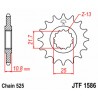 Pignon JT SPROCKETS acier standard 1586 - 428 2