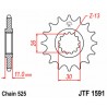 Pignon JT SPROCKETS acier standard 1591 - 525 2