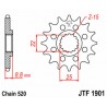 Pignon JT SPROCKETS acier standard 1901 - 520 2
