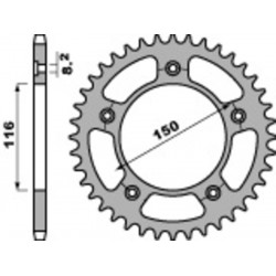 Couronne PBR acier standard 4329 - 520