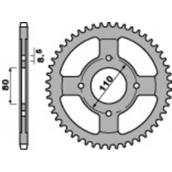 Couronne PBR acier standard 4597 - 428