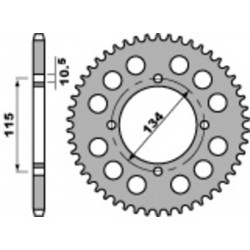 Couronne PBR acier standard 711 - 530