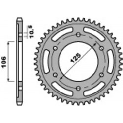 Couronne PBR acier standard - 525