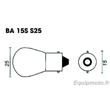 Ampoule BA15S 12V 21W