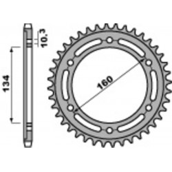 Couronne PBR acier standard 4400 - 520