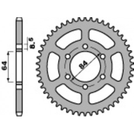 Couronne PBR acier standard 809 - 428