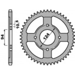 Couronne PBR acier standard 282 - 530