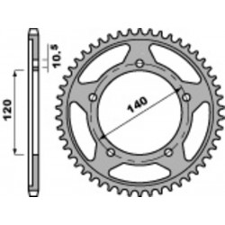 Couronne PBR acier standard 4398 - 525