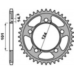 Couronne PBR acier standard 4508 - 525