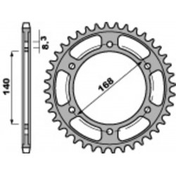 Couronne PBR acier standard 4550 - 525