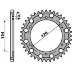 Couronne PBR acier standard 4562 - 530