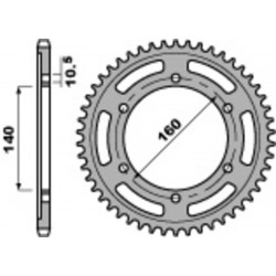 Couronne PBR acier standard 502 - 530