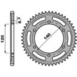 Couronne PBR acier standard 260 - 520