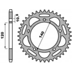 Couronne PBR acier standard 4397 - 520