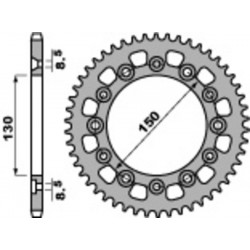 Couronne PBR acier standard 4308 - 520