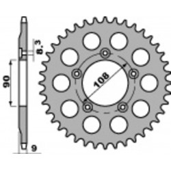 Couronne PBR acier standard 1026 - 520