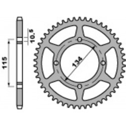 Couronne PBR acier standard 710 - 520