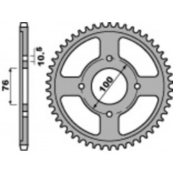 Couronne PBR acier standard 817 - 530