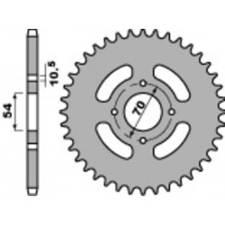 Couronne PBR acier standard 4304 - 428