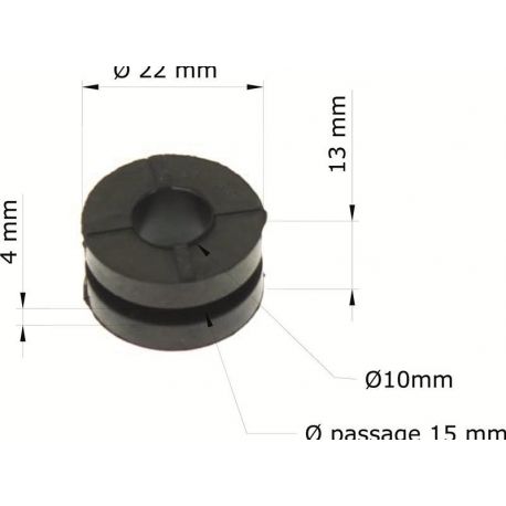 Silent-blocs moto scooter Honda CR80R