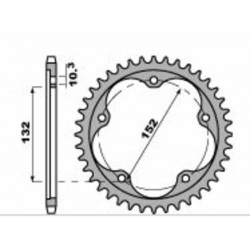 Couronne PBR acier standard 4464 - 520