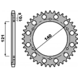 Couronne PBR acier standard 4435 - 530