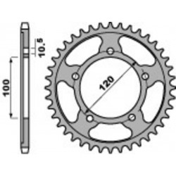 Couronne PBR acier standard 4447 - 525