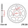 Couronne JT SPROCKETS acier standard 239 - 420 0