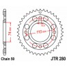 Couronne JT SPROCKETS acier standard 280 - 530 0