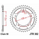 Couronne JT SPROCKETS acier standard 302 - 530