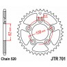 Couronne JT SPROCKETS acier standard 701 - 520 1